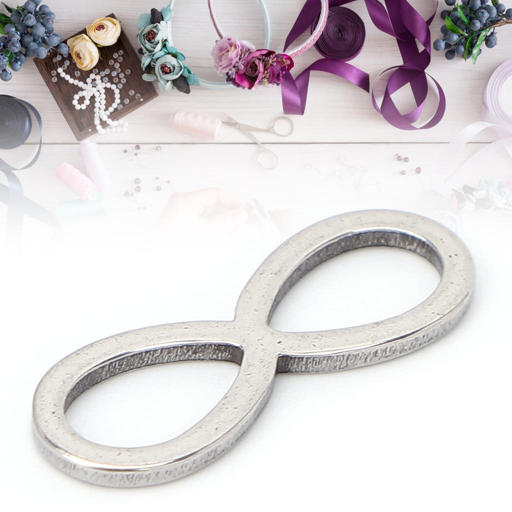 30Pcs Stainless Steel Hollow Pendant Bezel 8Shape Metal Resin Frame Jewelry Making Open Bezel