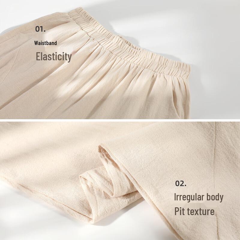 Women's Straight-Leg Casual Elastic Waist Pants