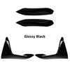 4 szt./zestaw Rozdzielacz Przedniego Zderzaka Canardy Spódnica Boczny Spoiler Zestaw Body Kit Pokrywa Do BMW F80 M3 2014-2019 F82 F83 M4 2015-2020