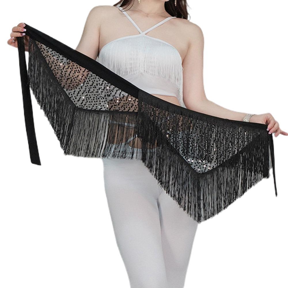 Tassel Women Belt Skirt Bohemian Belly Dance Belt Fashion Belly Dance Hip Scarf  Show Costumes