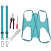 Padded Dog Nail Trimming Hammock | Adjustable Nylon Straps, Secure Carabiner Clips, Pet Grooming