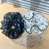 Retro Chinese Ink Painting Elastic Hair Tie - Slim Waist, Pleated, Multi-layer, High-end Design