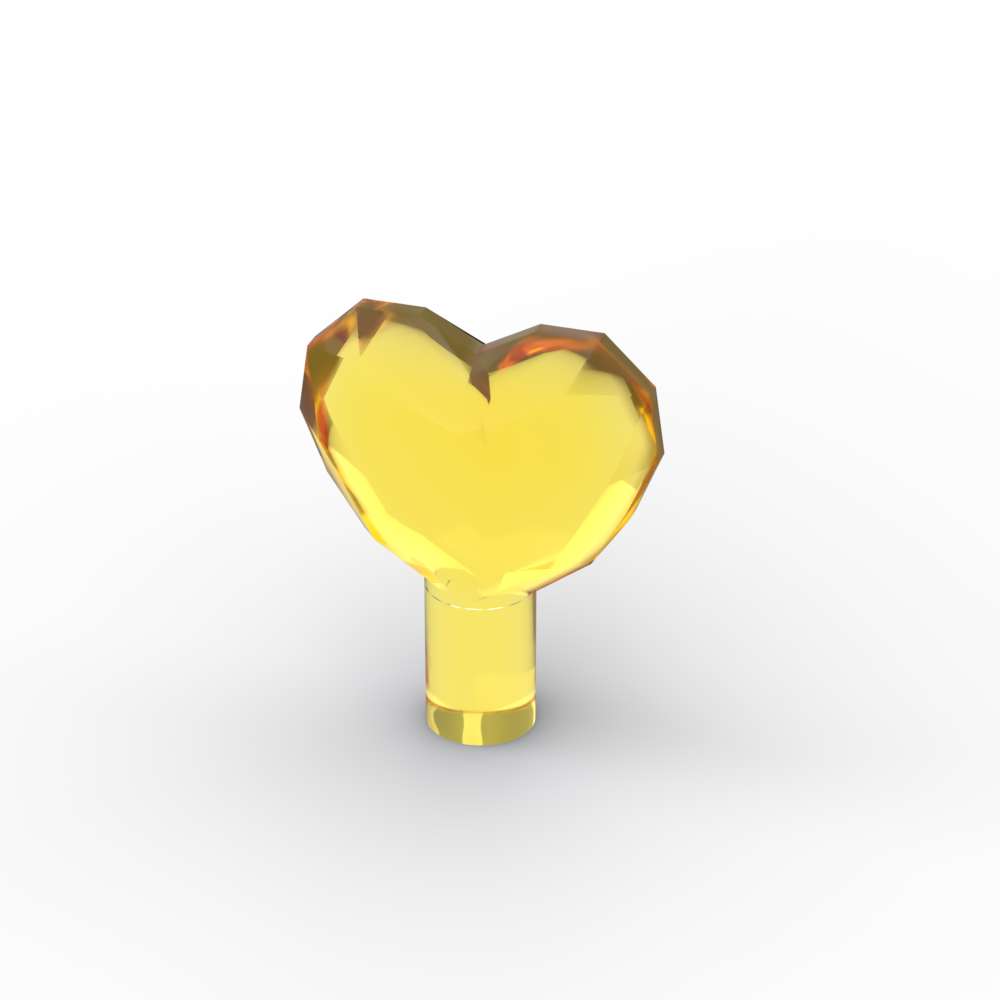 

MOC 10PCS 15745 Rock 1x1 Jewel Constructing Blocks Kit Heart Shaped Handheld Bricks Particle Learning-Focused Toys Children Birthday Present