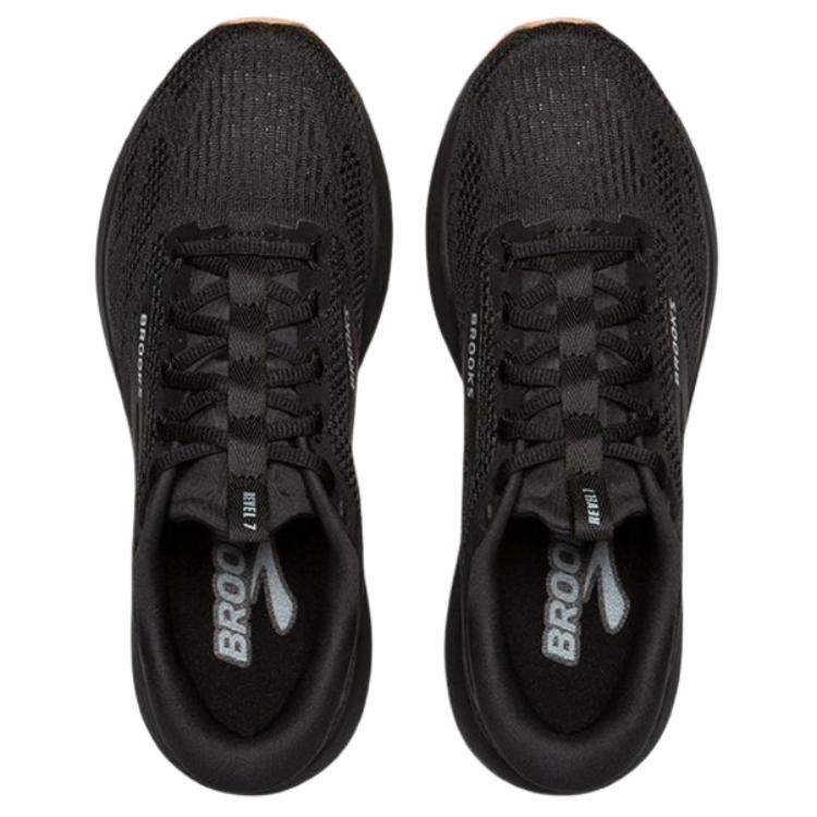 Brooks Revel 7 Versatile Comfortable Mesh Cushioning Breathable Low-Top Running Shoes Men Sneakers Black 110435-1D-072