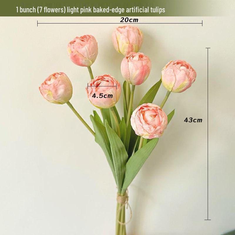 Hochwertige künstliche Tulpen-Dekoration: Realistische Fotografie-Requisiten für Zuhause & Wohnzimmer