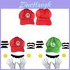 Super Mario Bros Kappe und Handschuh Set Aus Canvas Material Für Cosplay Und Sammler
