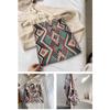 Knitted Shoulder Bag Wallet Travel Tote Money Hobo Bags , Apricot, As Described