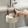 Kitchen Sink Holder Hanging Drain Basket Large Capacity Easy to Install Multipurpose Soap Sponge Holder Kitchen Accessories
