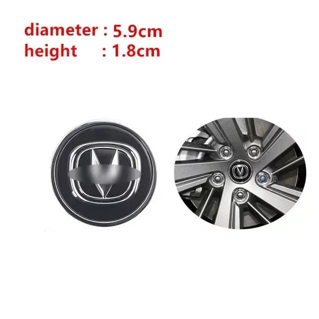 Automobile Wheelboss Wheel Rim Hub Hubcaps Decorative Cover for Changan V3 Cs35 Cs55 Cs75 Cs95 Plus Atuo Car Sports Accessories