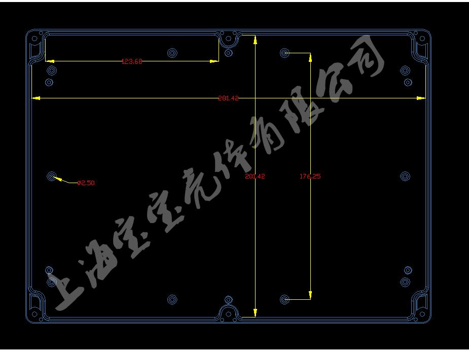 Waterproof Plastic Junction Box for Electronic Instruments, Anti-Corrosion 36#, Outer Dimensions: 290x210x100mm