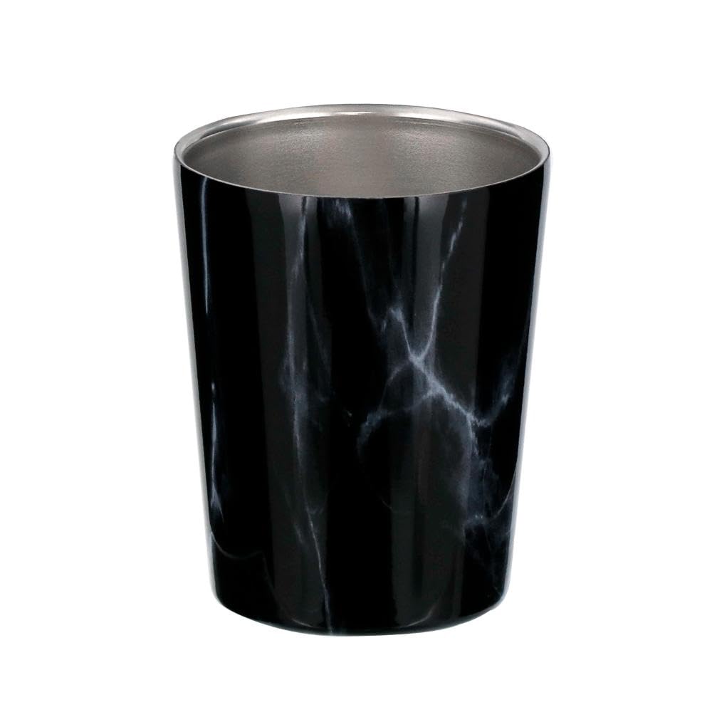 Bestco NX-172 MARBLE KITCHEN Tumbler, 380ml, Insulated, Double-Layered Vacuum Wall, Black, Marble Pattern
