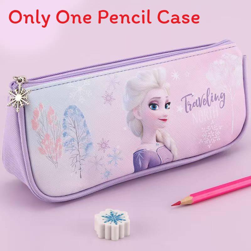 Frozen Princess Cartoon Pencil Case For Girls With Large Capacity And Backpack Storage