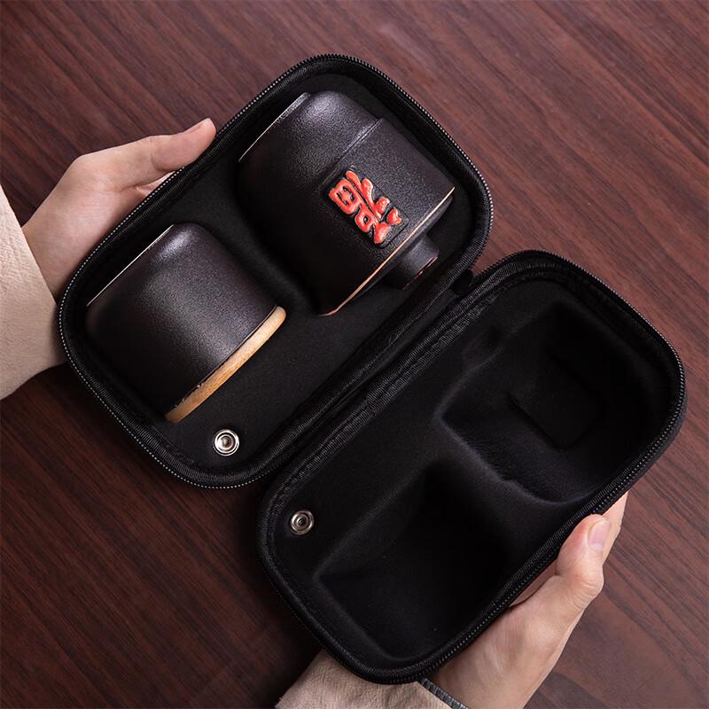 Portable Ceramic Kung Fu Travel Tea Set