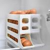 Eier Organizer Eierständer Automatischer Abroll-Eier-Organizer Halter Platzsparend Rollender Eierspender Für Schrank Kühlschrank