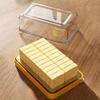 Transparent Butter Cutting Box Airtight Butter Keeper Creative Butter Preservation Box  Lunch