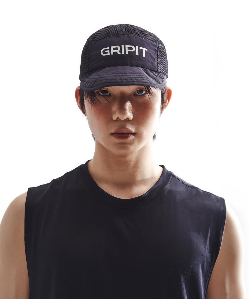 Geulipis Gripit-X Sweatout Running Trail Ball Cap Black