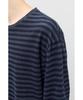 HATCHINGROOM Vtg Stripe Tee Dyed Blue Black