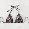 2025 European & American Lace-Up Halter Bikini Top Women's Swimwear
