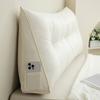 Triangular Headboard Pillow Bed Wedge Pillow With Side Pocket Headboard