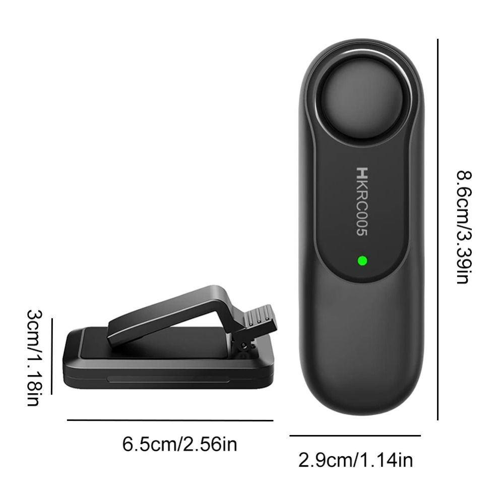 Portable Wireless Control RF Remote Control Black Remote Operation Camera Remote Video Recording Remote for Kindle Photography
