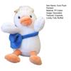 14cm Duck Plush Pendant Lovely Duck Doll Wear Glasses Removable Crossbody Bag Decorative Plushies Stuffed Animal Keyring Handbag Ornament Girl Gift
