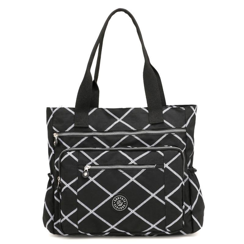Spritzwasserfeste Nylontasche Outdoor-Reise Damen-Umhängetasche lässige Damenhandtasche mit großem Fassungsvermögen
