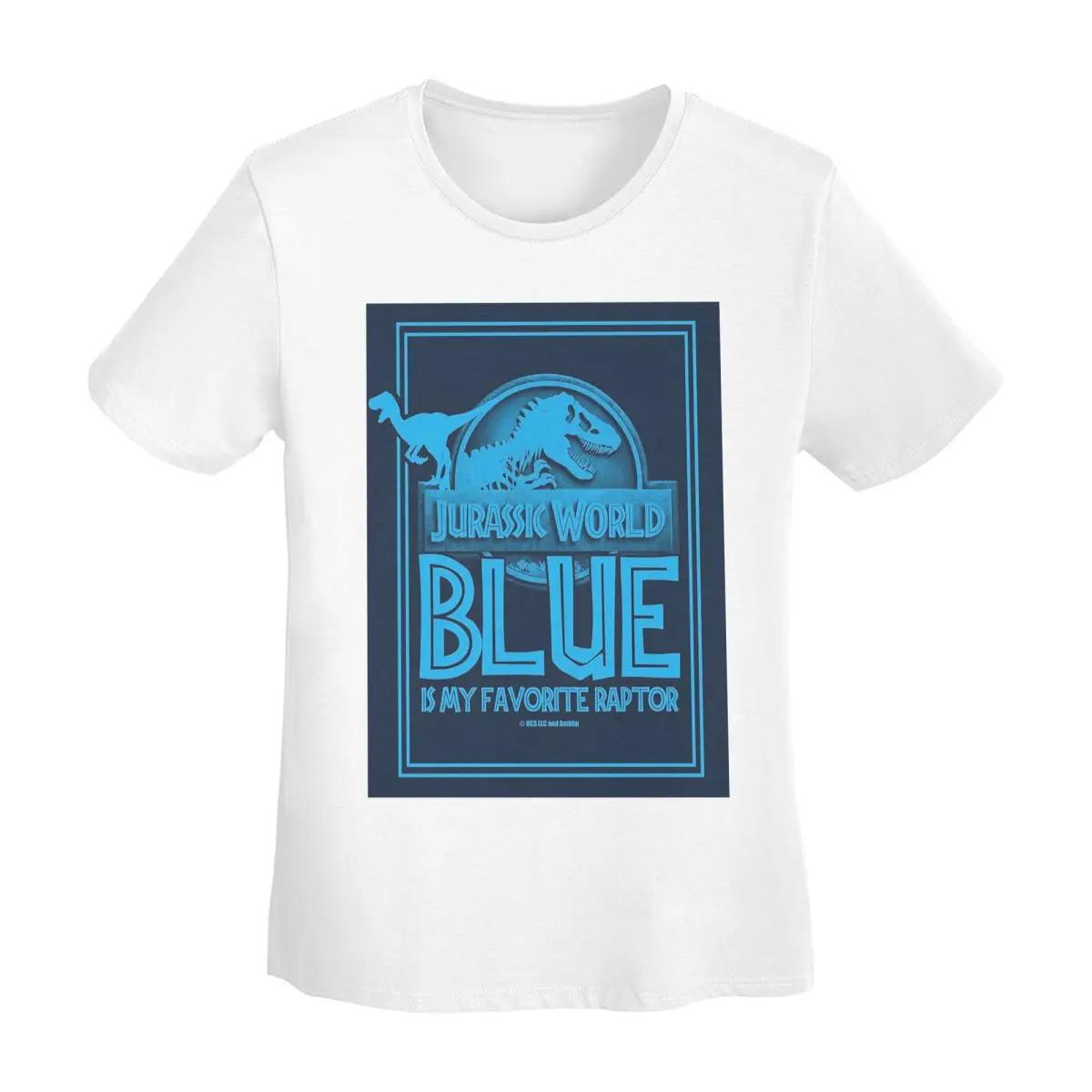 

Jurassic World Blue Is My Favorite Raptor TShirt Women Short Sleeve T Shirts ONeck Streetwear Cotton Summer Tees Streetwear S