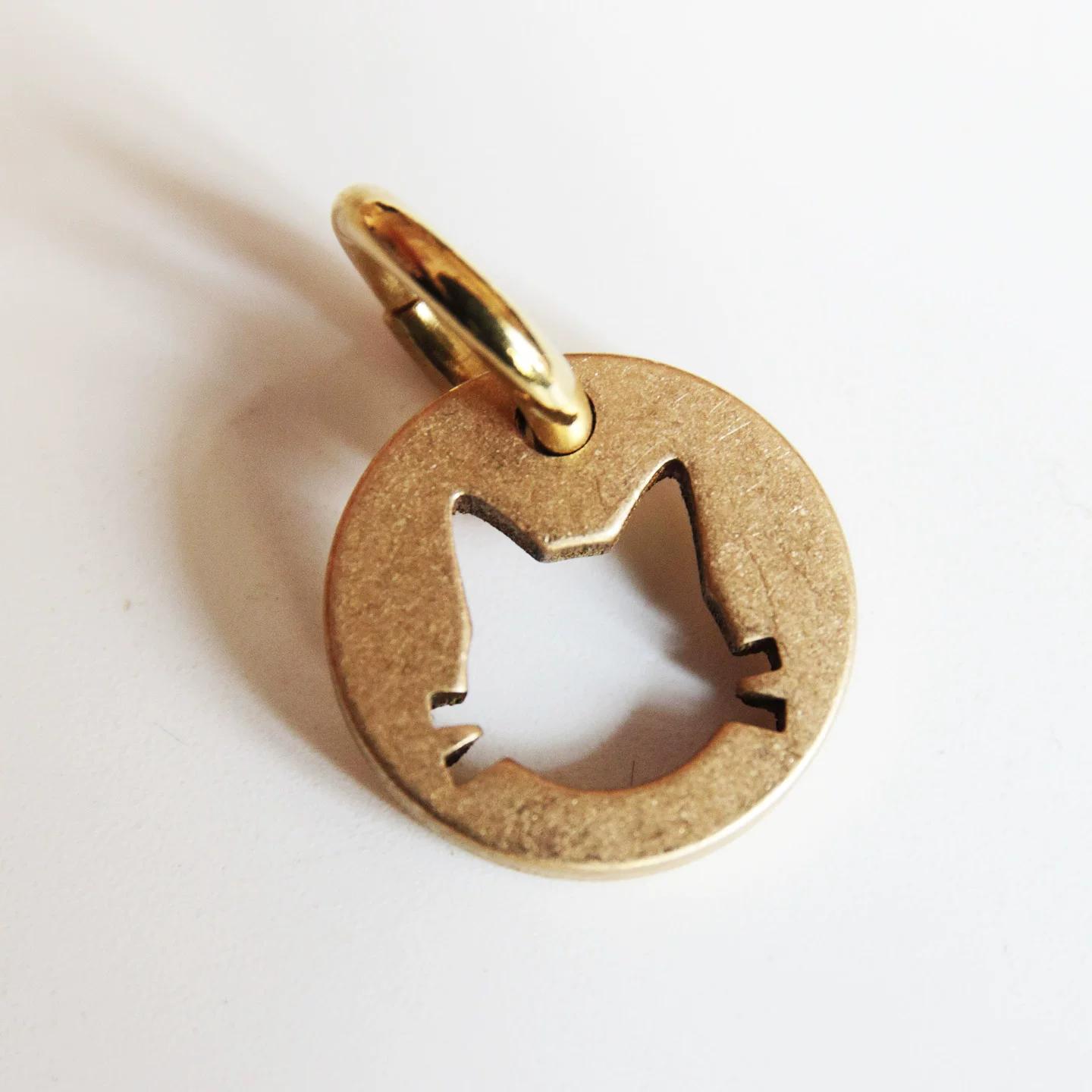 Cat Melon Print Elk Keychain Mini Cute Brass Buckle Pendant Copper Pendant Keychain Retro Brass Buckle Ornament