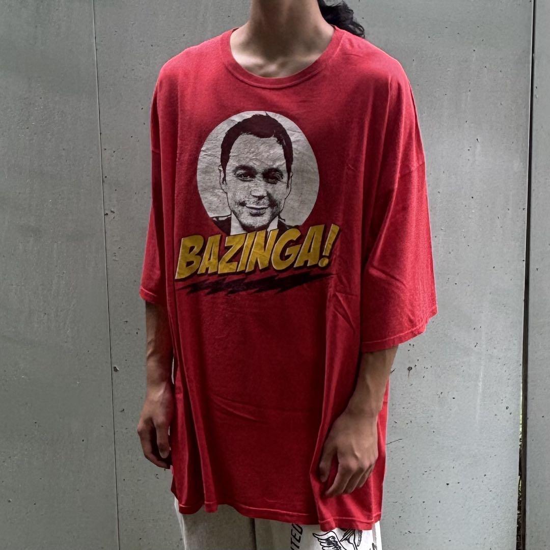 

[Б/У] БАЗИНГА! Принт Оверсайз футболка