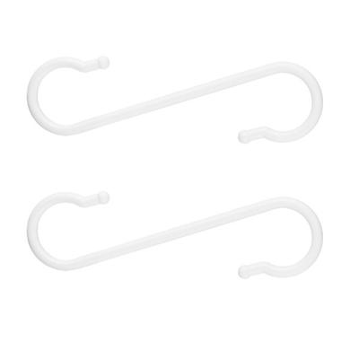 Adhesive Plastic S Hooks No Nails Required Wall Hanging Organizers Hangers for Practical Kitchen Bathroom Storage