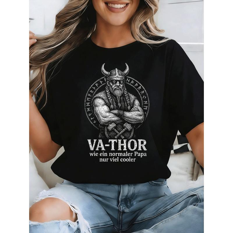 Papa Geschenk Dad T-Shirt Vatertag Shirt Herren Lustiges Dad T-Shirt für Männer Frauen Unisex Ganzjahres-T-Shirt