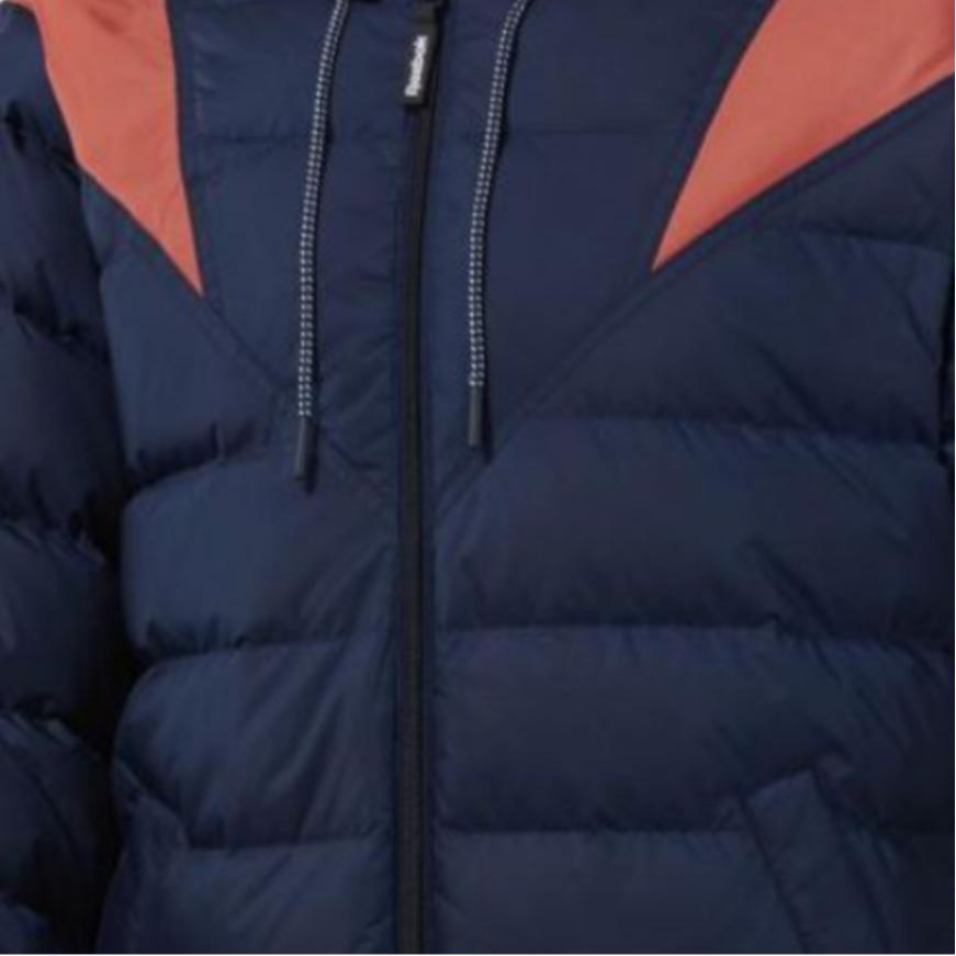 Reebok Reversible Short Warm Duck Down Outdoor Sports Jacket Men Jacket DY6000