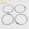 Compatible with 17 Ford Kuga models, this door speaker box decorative frame features a bright ring electroplated speaker cover.