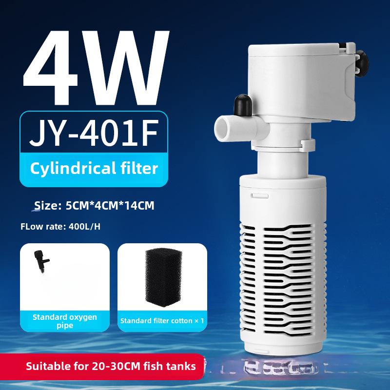 Pompe de filtration d'aquarium 3 en 1: Système silencieux de circulation et d'oxygène pour aquarium
