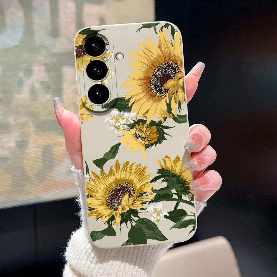 Hülle Für Samsung Galaxy S26 Plus Ultra Cartoon Blumenmuster Silikon Schutzhülle Für SamsungGalaxyS26 Plus S26Ultra Funda