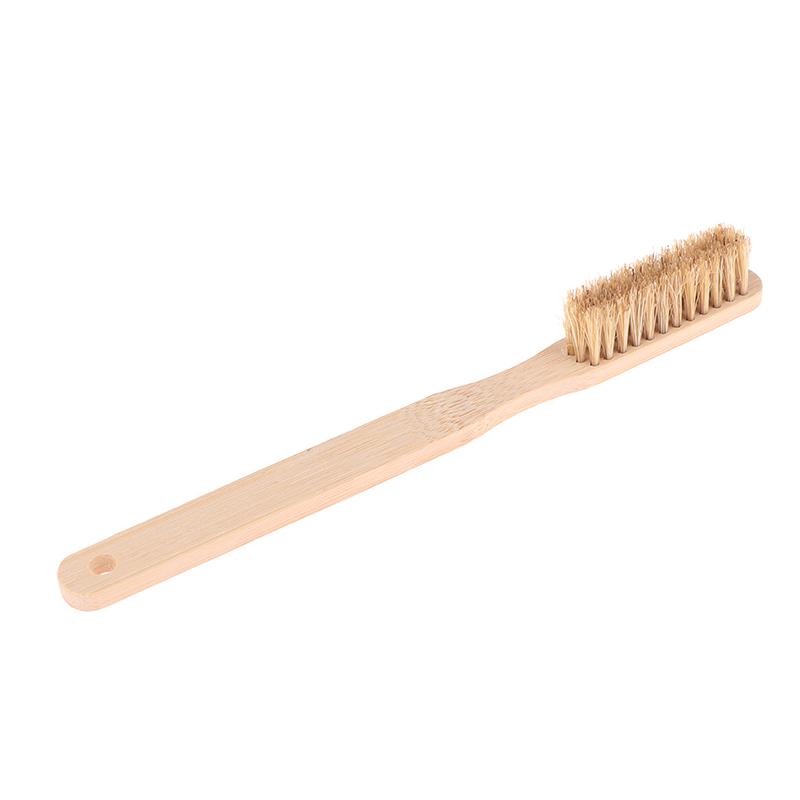 Wooden Rock Climbing Brush Thick Boar Bristles Easy Use Portable Climbing Scrubber Bouldering Brush Chalk Cleaning Tool
