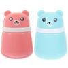 WATIIFUFU 2-Piece Baby Powder Bottle with Bear Design, Lightweight and Portable, Powder Container