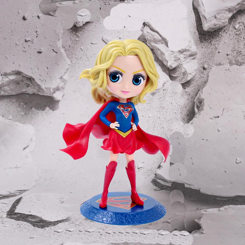 Detailed Avengers Justiceleague Q Version Cartoon Model Action Figure Decoration