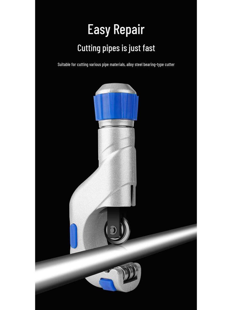 Rotary Copper and Steel Pipe Cutter with Stainless Steel Blade