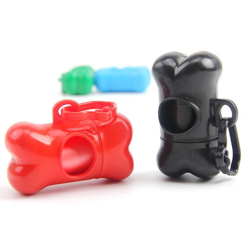 Dog Bone-Shaped Waste Bin with Bag for Poop Picker