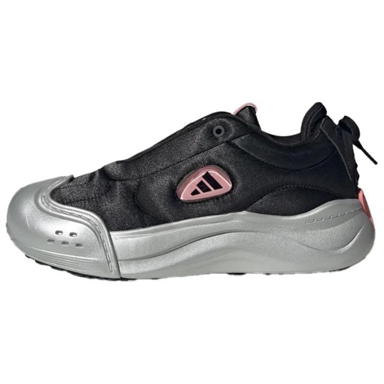 Adidas Maxxcourt Fos Fashion Trend Non-Slip Wear-Resistant Low-Top Casual Shoes Women Casual Shoes Black Silver JH7227