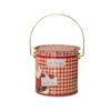 Santa Claus Christmas Candy Box Snowman Cookies Biscuit Case Xmas Candy Bucket  New Year