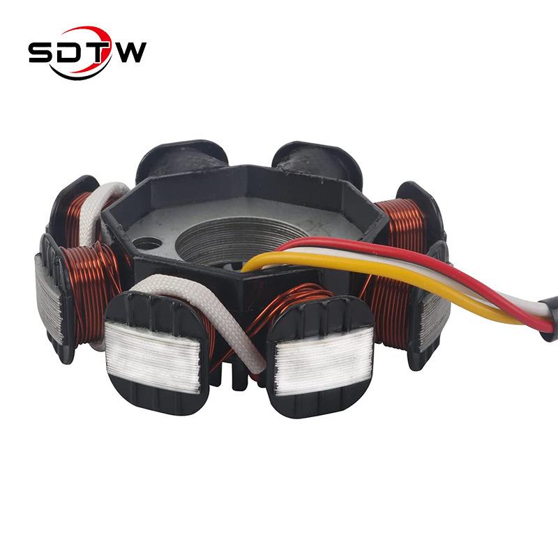 

8-pole 4-wire Dual Ignition Magneto Stator for 4 stroke Scooter Moped ATV QUAD Go Kart 139QMB 1P39QMB GY6 50 60 80 cc