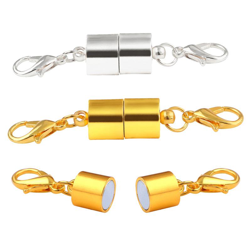 

Alloy Magnetic Clasp Set for DIY Bracelets & Mask Chains 2 sets/package