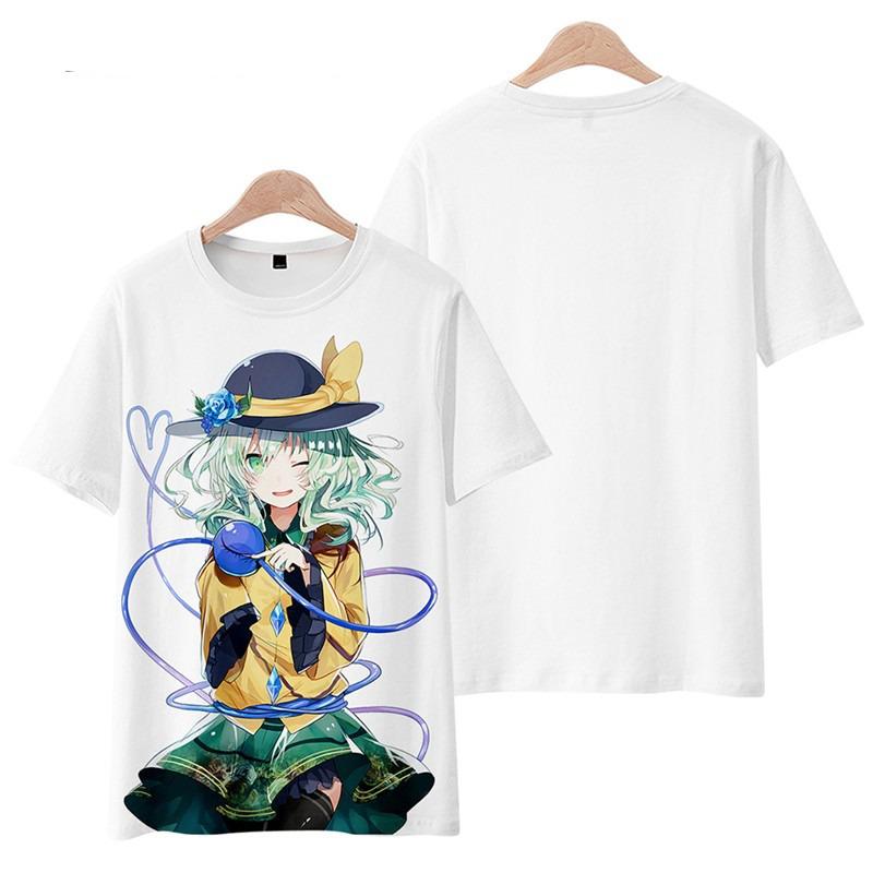 Game Touhou Project Cosplay T-Shirt 3D Hakurei Reimu Print Anime Cartoon Tees Summer Men Women Harajuku