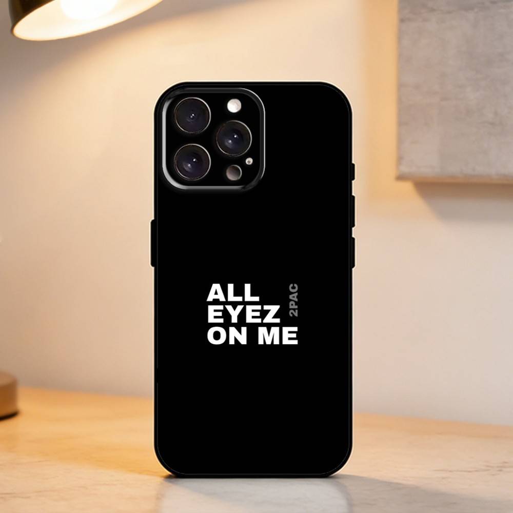 2Pac T-Tupac Shakur Rap Rapper Phone Case For iPhone 17,16,15,14,13,12,11 Plus,Pro Max,XS,Soft Silicone Black Cover