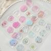 1pc Epoxy Stamp Stickers, Fresh Style Hand Account Wax Seal Stickers, Cute Sealing Stickers for Decoration