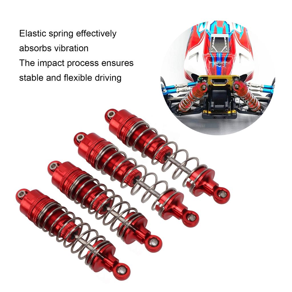 4PCS All Metal Damper for 104001 1Celsius10 RC Car Upgrade Accessories