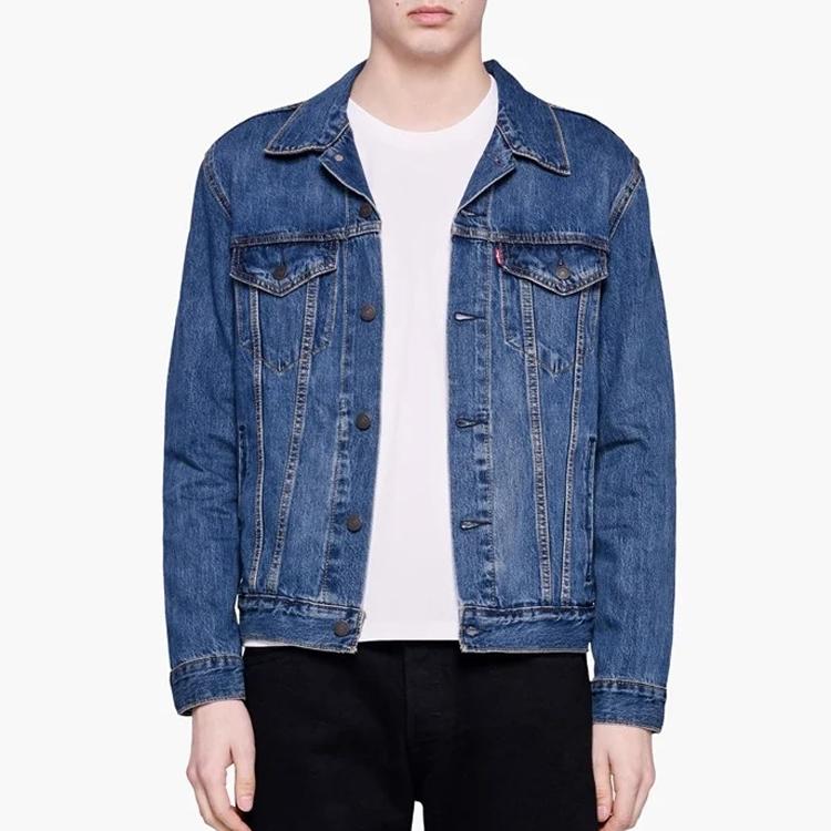 Levis Enfärgad Långärmad Jeansjacka Herrjackor Blå 72334-0354