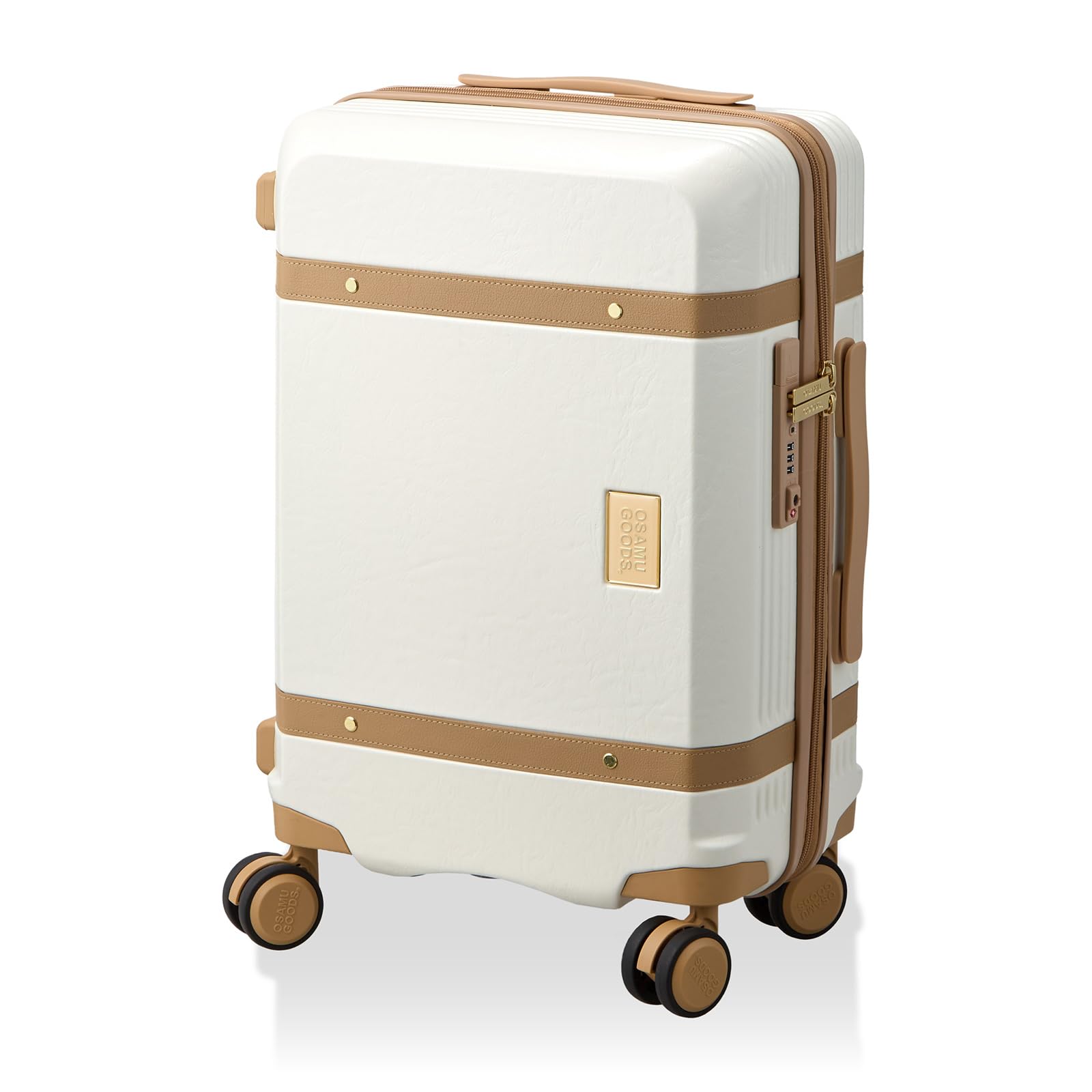 

[Sifre] Osamu Goods Hapitas Zipper Suitcase HAP2277-48 OG10 Ivory